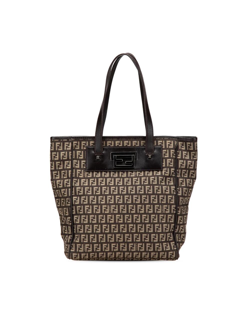 Fendi Zucchino Canvas Tote Pre-Loved #373436F36B